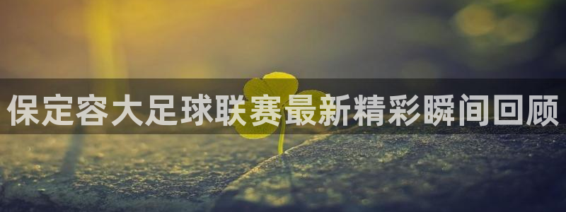  保定容大足球联赛最新精彩瞬间回顾